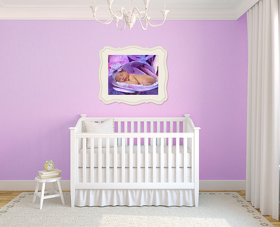 Interior of nursery.