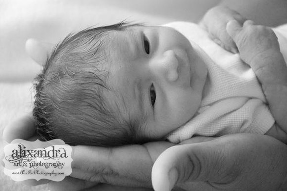 Just Born - Black and White Photography Effects