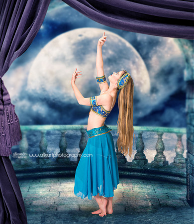 Moonlight Arabian Dancer