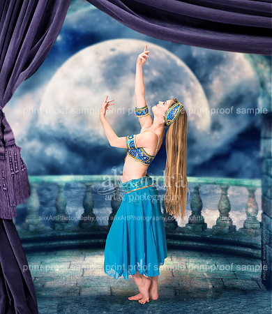 Moonlight Arabian Dancer
