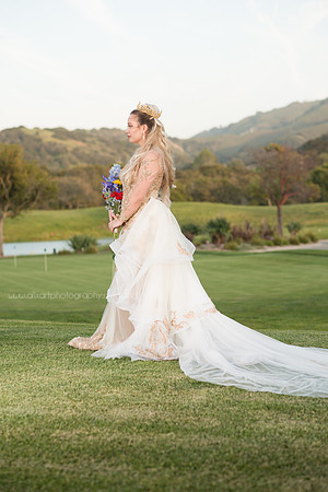 Golf Course Gorgeous Bridal Wedding