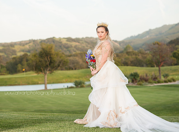 Golf Course Gorgeous Bridal Wedding