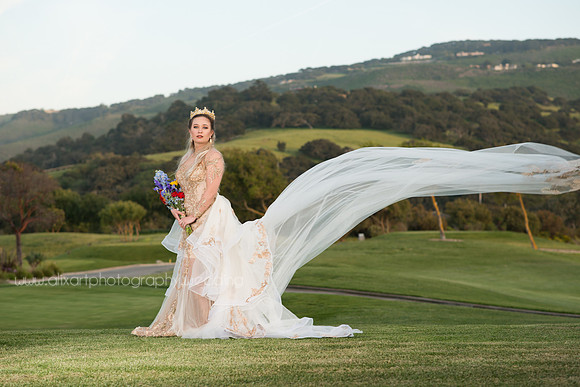 Golf Course Gorgeous Bridal Wedding