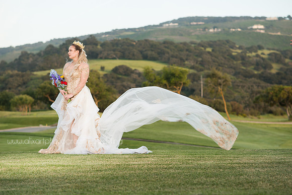 Golf Course Gorgeous Bridal Wedding