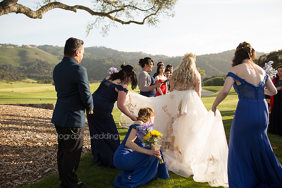 Golf Course Gorgeous Bridal Wedding