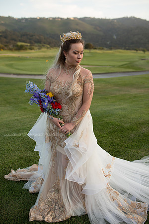 Golf Course Gorgeous Bridal Wedding