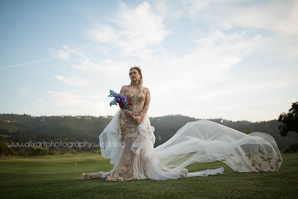 Golf Course Gorgeous Bridal Wedding